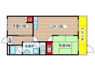 サンステ－ジ滝の水の物件間取画像